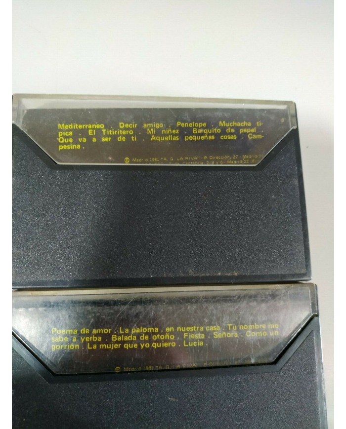 Joan Manuel Serrat Album de Oro 1981 Exitos - 4 x Cinta Tape Cassette - 2T