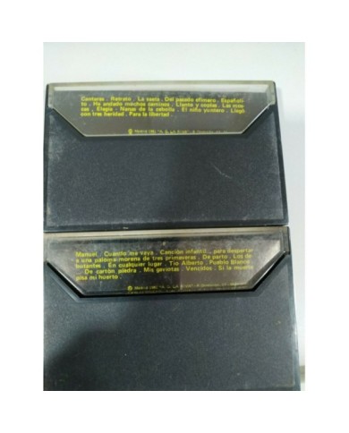 Joan Manuel Serrat Album de Oro 1981 Exitos - 4 x Cinta Tape Cassette - 2T