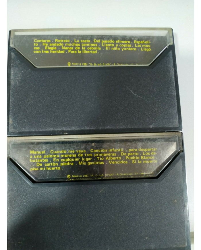 Joan Manuel Serrat Album de Oro 1981 Exitos - 4 x Cinta Tape Cassette - 2T