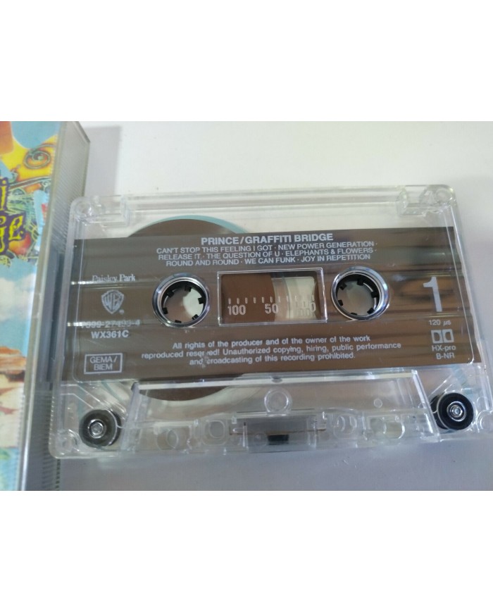 Prince and the NPG Graffiti Bridge Warner 1990 - Cinta Tape Cassette - 3T