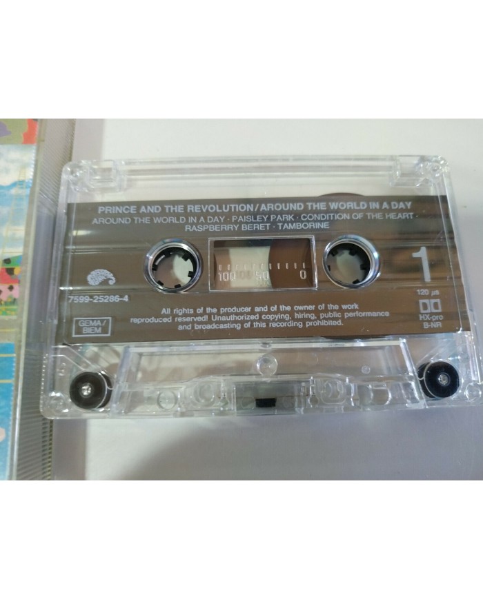 Prince and the NPG Around the World in a Day 1985 - Cinta Tape Cassette - 3T