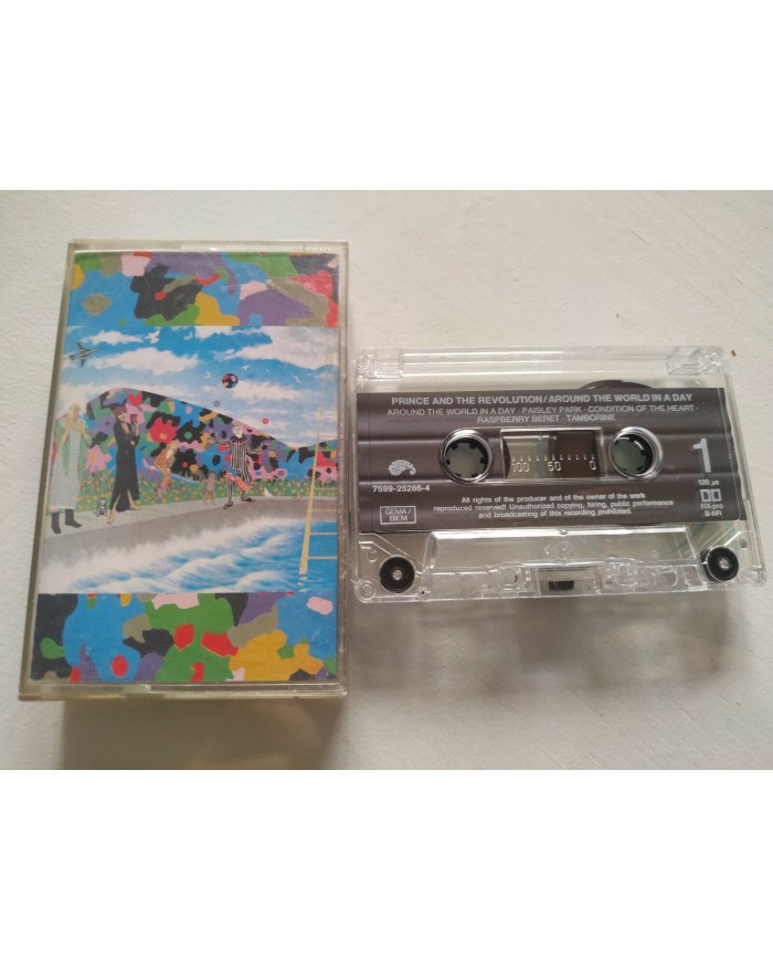 Prince and the NPG Around the World in a Day 1985 - Cinta Tape Cassette - 3T