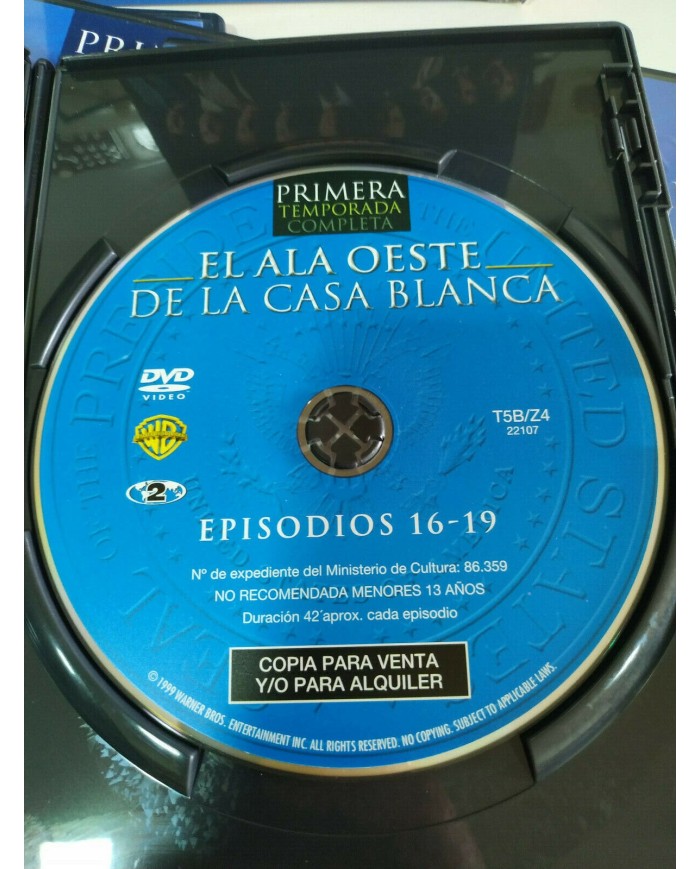 El Ala Oeste de la Casa Blanca Primera Temporada 1 - 7 x DVD Espa?ol Ingles - 3T