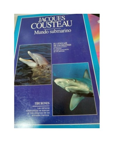 Jacques Cousteau El lenguaje Delfines Tiburones MUNDO SUBMARINO - LASERDISC LD Jacques Cousteau El lenguaje Delfines Tiburones MUNDO SUBMARINO - LASERDISC LD