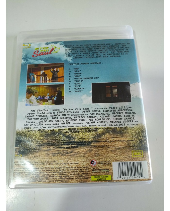 Better Call Saul Primera Temporada 1 Completa - 3 x Blu-Ray Espa?ol Ingles - 2T
