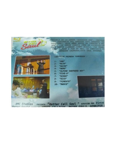 Better Call Saul Primera Temporada 1 Completa - 3 x Blu-Ray Espa?ol Ingles - 2T