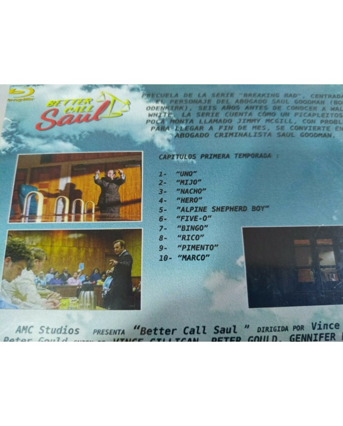 Better Call Saul Primera Temporada 1 Completa - 3 x Blu-Ray Espa?ol Ingles - 2T