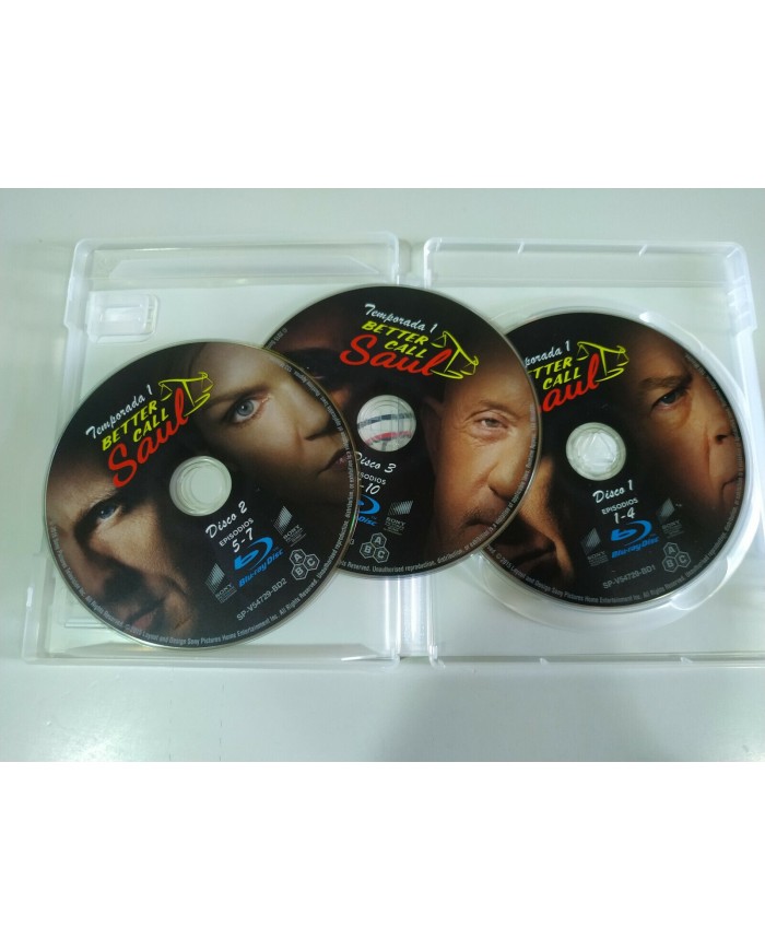 Better Call Saul Primera Temporada 1 Completa - 3 x Blu-Ray Espa?ol Ingles - 2T