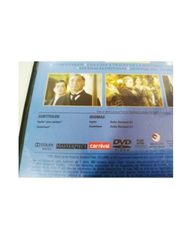 Downtown Abbey Primera Temporada 1 Completa - 3 x DVD Espa?ol Ingles - 3T
