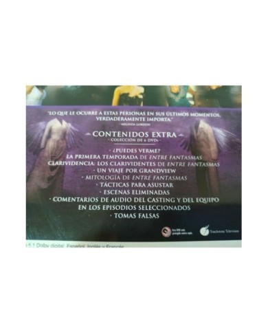Entre Fantasmas Primera Temporada 1 Completa - 6 x DVD Espa?ol Ingles - 3T