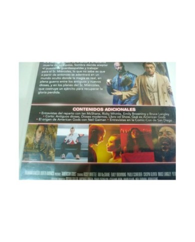 American Gods Primera Temporada 1 Completa - 4 x DVD Espa?ol Ingles - 3T