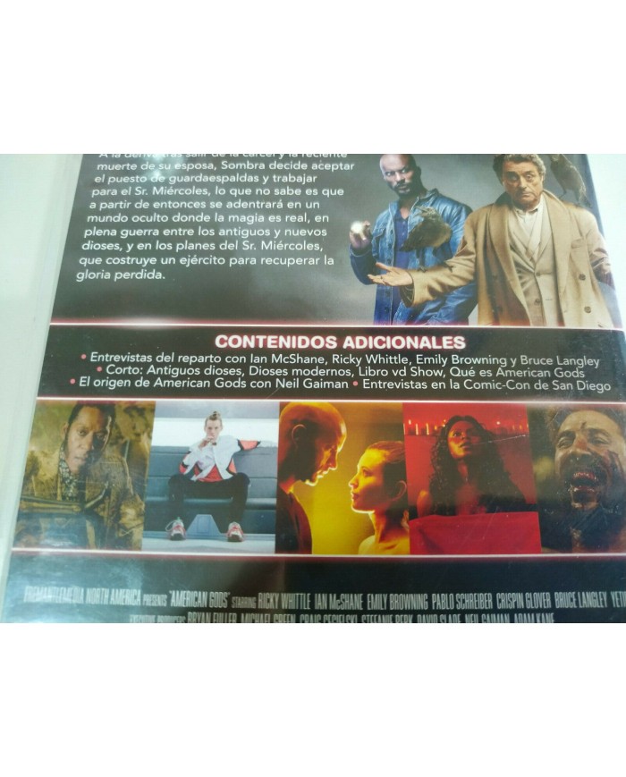 American Gods Primera Temporada 1 Completa - 4 x DVD Espa?ol Ingles - 3T