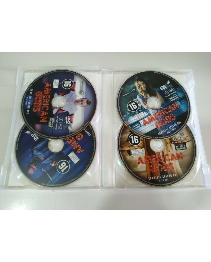 American Gods Primera Temporada 1 Completa - 4 x DVD Espa?ol Ingles - 3T