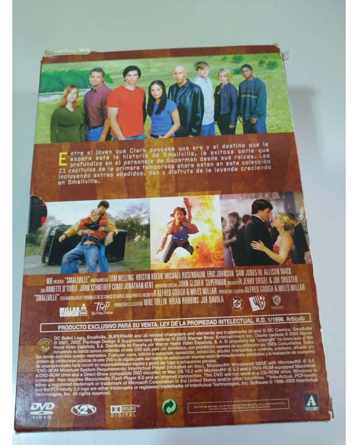 Smallville Primera Temporada 1 Completa - 6 x DVD Espa?ol Ingles - 3T