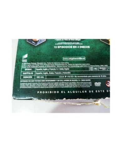 Breaking Bad Segunda Temporada 2 Completa - 4 x DVD Espa?ol Ingles - 3T