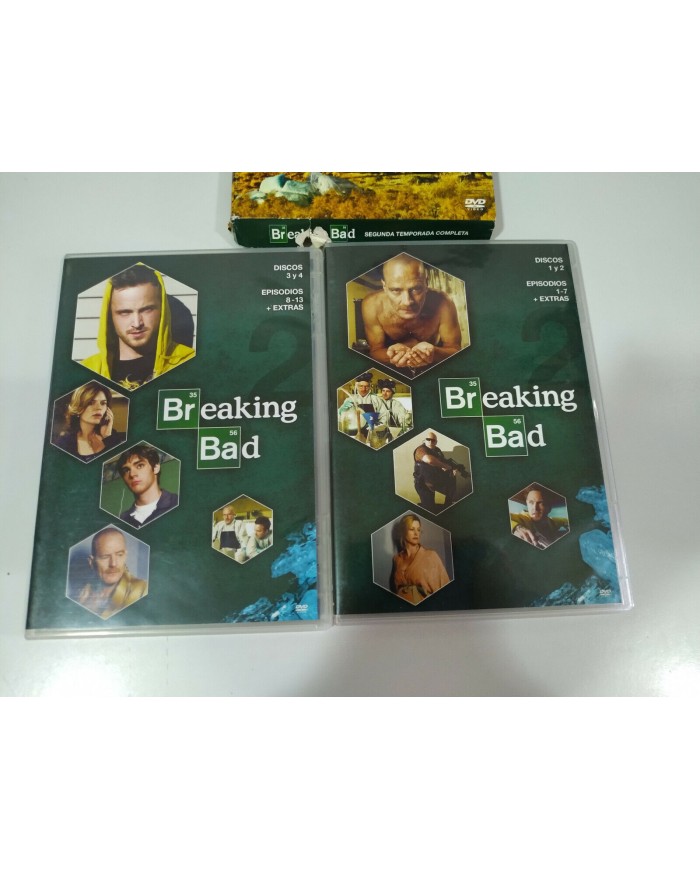 Breaking Bad Segunda Temporada 2 Completa - 4 x DVD Espa?ol Ingles - 3T