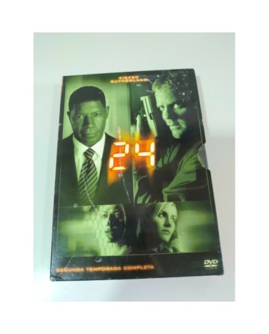 24 Segunda Temporada 2 Completa Kiefer Sutherland - 7 x DVD Espa?ol Ingles - 3T