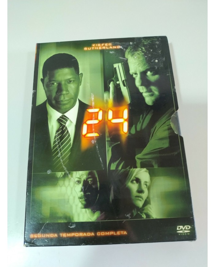 24 Segunda Temporada 2 Completa Kiefer Sutherland - 7 x DVD Espa?ol Ingles - 3T