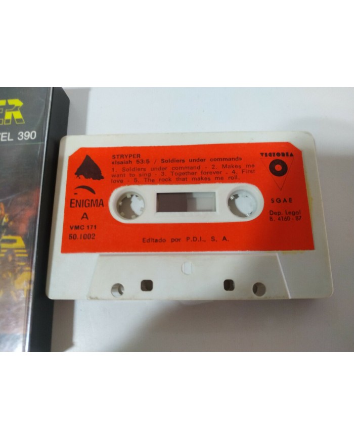 Stryper Soldiers Under Command 1987 Enigma Spain Edit - Cinta Tape Cassette - 2T