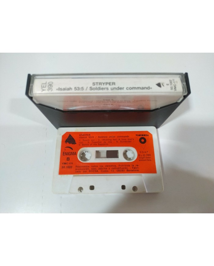 Stryper Soldiers Under Command 1987 Enigma Spain Edit - Cinta Tape Cassette - 2T