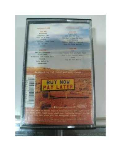 Van Halen Right Here Right Now German Edition - 2 x Cinta Tape Cassette - 3T
