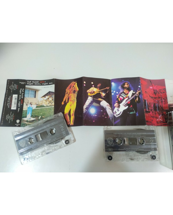 Van Halen Right Here Right Now German Edition - 2 x Cinta Tape Cassette - 3T