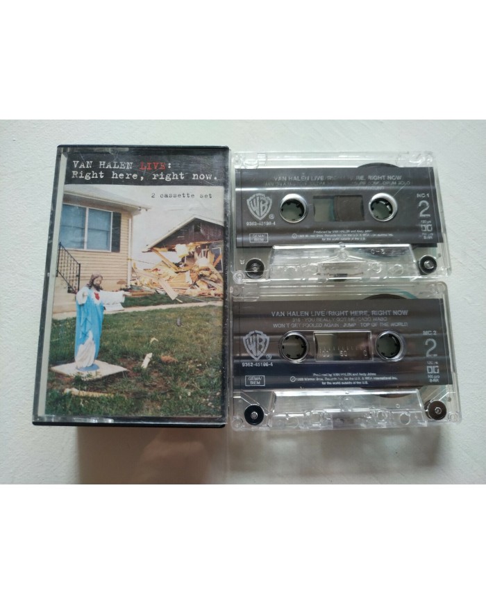 Van Halen Right Here Right Now German Edition - 2 x Cinta Tape Cassette - 3T