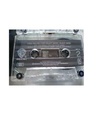Van Halen Right Here Right Now German Edition - 2 x Cinta Tape Cassette - 3T