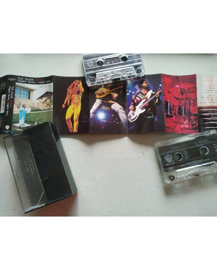 Van Halen Right Here Right Now German Edition - 2 x Cinta Tape Cassette - 3T