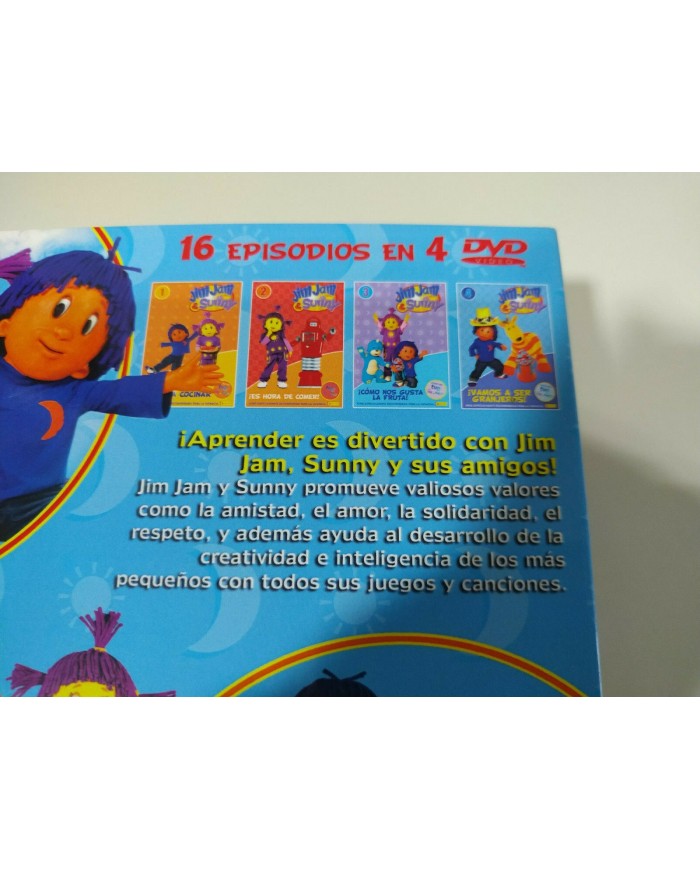 Jim Jam & Sunny 16 Episodios Serie TVE Infantil - 4 x DVD Espa?ol - 3T