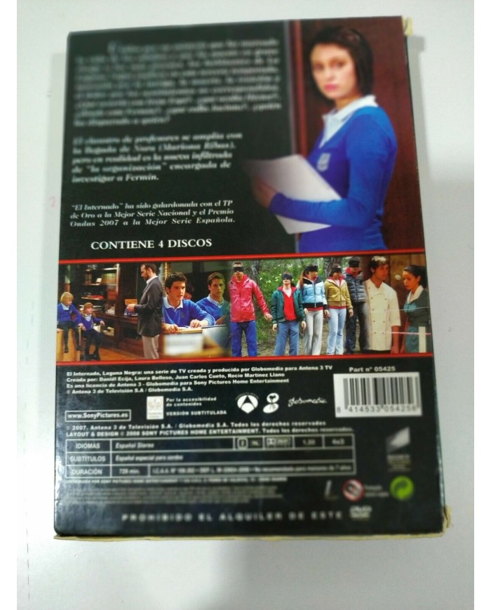 El Internado Laguna Negra Tercera Temporada 2 Completa - 4 x DVD - 3T