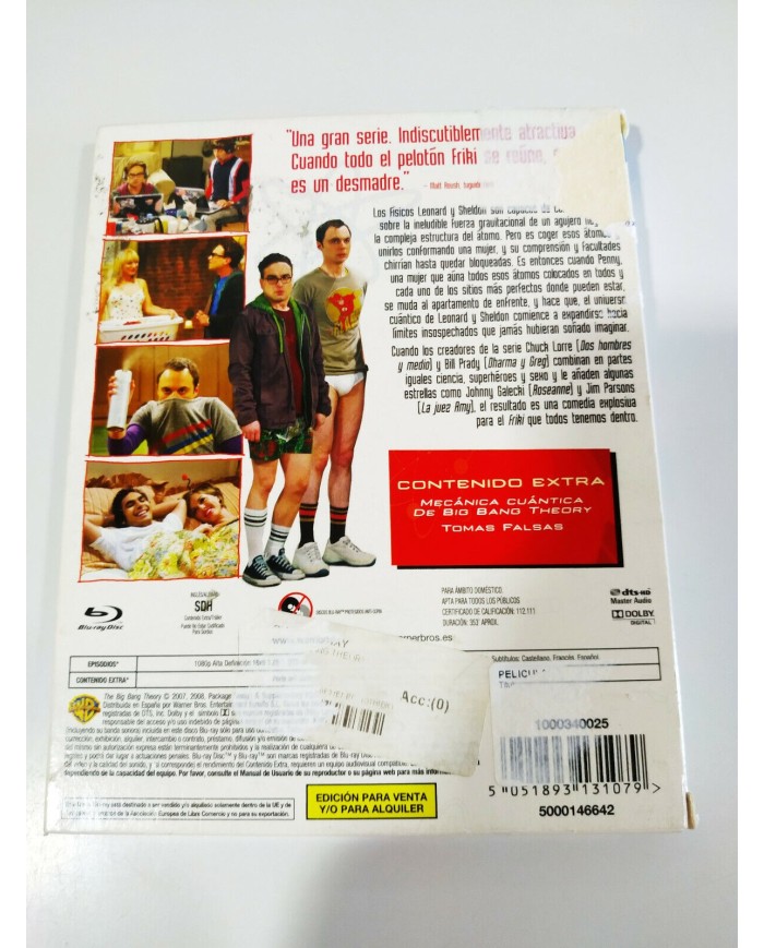 Big Bang Theory Primera Temporada 1 Completa - 2 x Blu-Ray Espa?ol Ingles - 3T