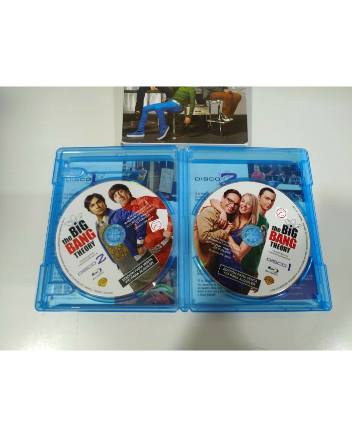 The Big Bang Theory Tercera Temporada 3 Completa - 2 x Blu-Ray Espa?ol Ingles 3T