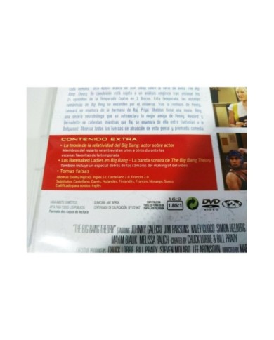 The Big Bang Theory Cuarta Temporada 4 Completa - 3 x DVD Espa?ol Ingles 3T