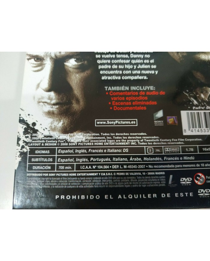 The Shield Quinta Temporada 5 Completa - 4 x DVD Espa?ol Ingles - 3T
