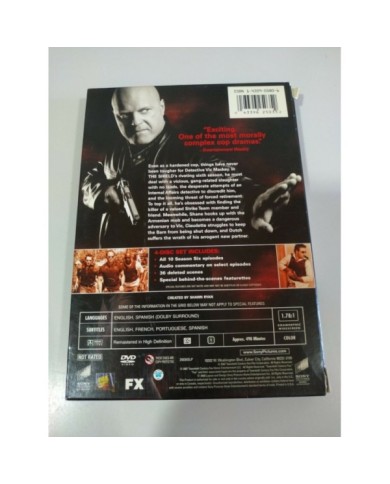 The Shield Sexta Temporada 6 Completa - 4 x DVD Espa?ol Ingles - 3T