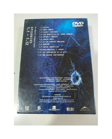 CSI Las Vegas Primera temporad Episodios 1.1-1.12 - 3 x DVD Espa?ol Ingles - 3T