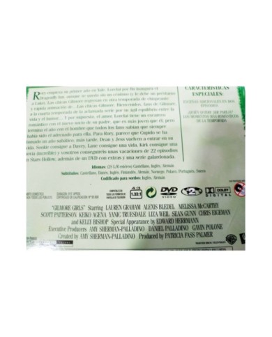 Las Chicas Gilmore Cuarta Temporada 4 Completa - 6 x DVD Espa?ol Ingles - 3T