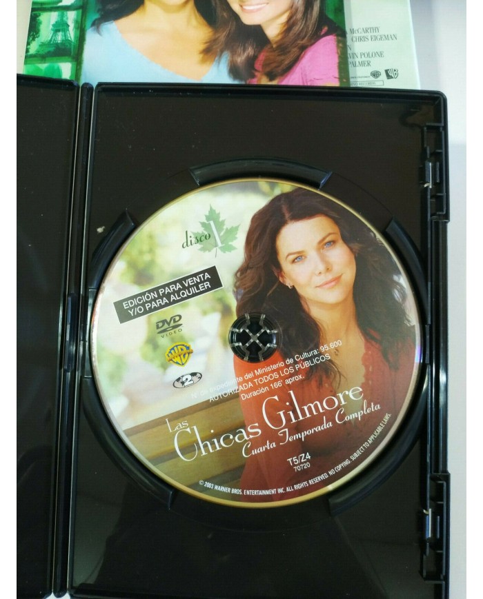 Las Chicas Gilmore Cuarta Temporada 4 Completa - 6 x DVD Espa?ol Ingles - 3T