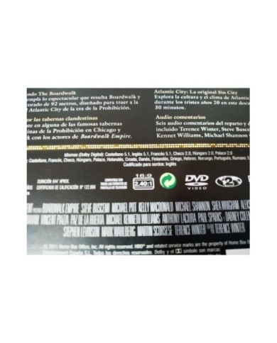 Boardwalk Empire Primera Temporada 1 Completa - 5 x DVD Espa?ol Ingles - 3T