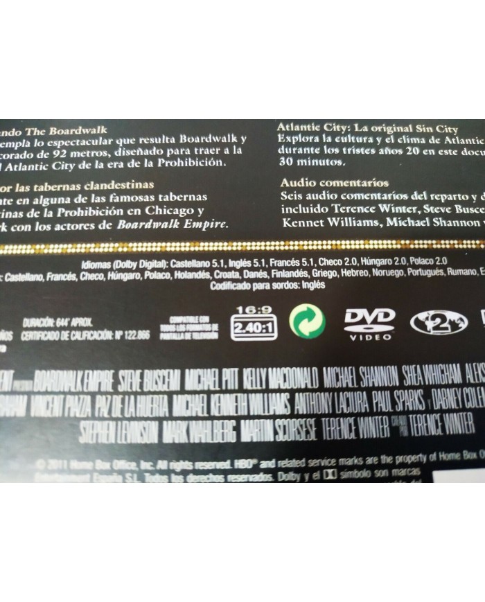 Boardwalk Empire Primera Temporada 1 Completa - 5 x DVD Espa?ol Ingles - 3T