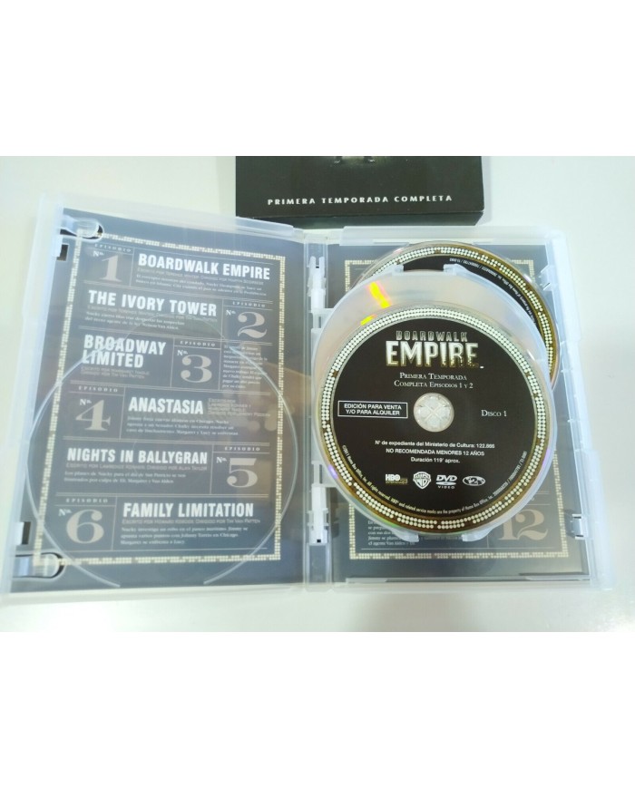 Boardwalk Empire Primera Temporada 1 Completa - 5 x DVD Espa?ol Ingles - 3T
