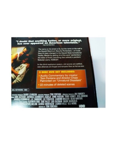 Oz Tercera Temporada 3 Completa - 3 x DVD Espa?ol Ingles Region 1 - 3T