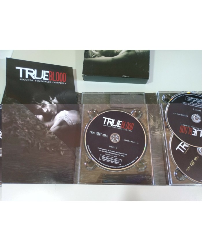 True Blood Segunda Temporada 2 Completa - 5 x DVD Espa?ol Ingles - 3T
