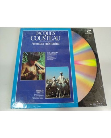 Jacques Cousteau SOS Un Mundo en Extincion Aventura Submarina - LASERDISC LD 2T Jacques Cousteau SOS Un Mundo en Extincion Aventura Submarina - LASERDISC LD 2T