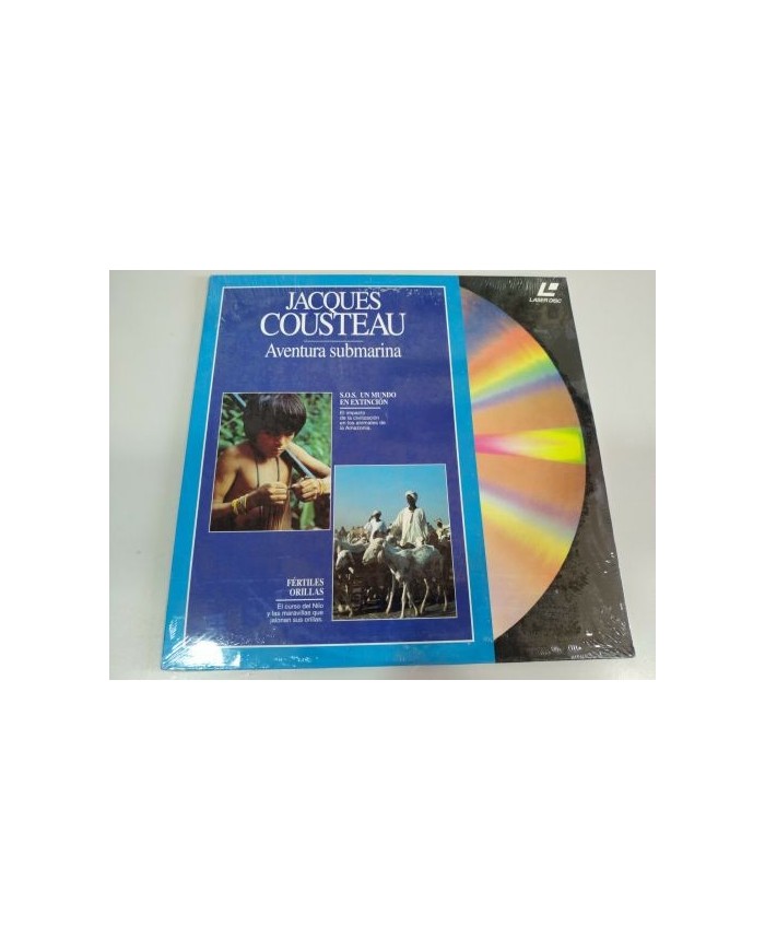 Jacques Cousteau SOS Un Mundo en Extincion Aventura Submarina - LASERDISC LD 2T