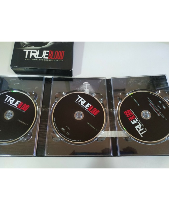 True Blood Segunda Temporada 2 Completa Ed Inglesa - 5 x DVD Espa?ol Ingles - 3T