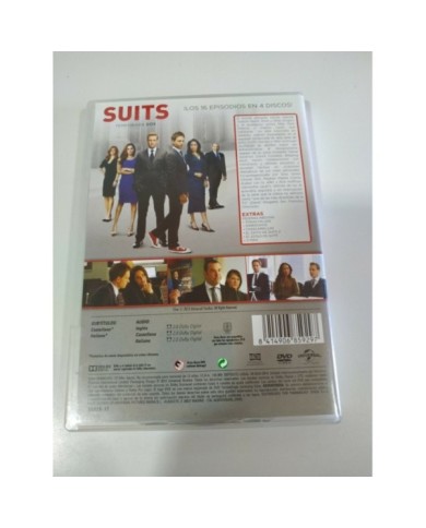 Suits Segunda Temporada 2 Completa - 4 x DVD Espa?ol Ingles - 3T