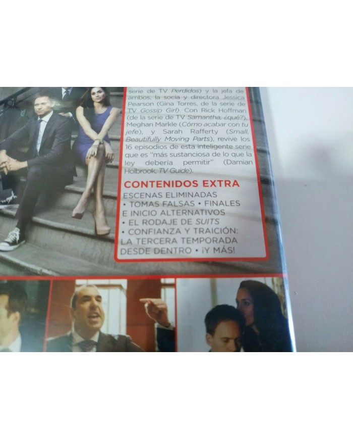 Suits Tercera Temporada 3 Completa - 4 x DVD Espa?ol Ingles - 3T