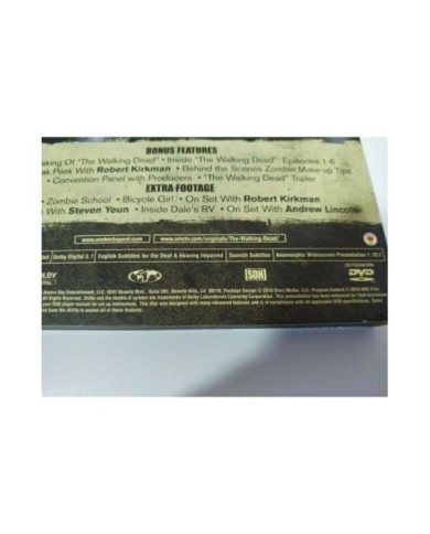 The Walking Dead Complete First Season 1 - 2 x DVD Ingles Region 1 - 3T